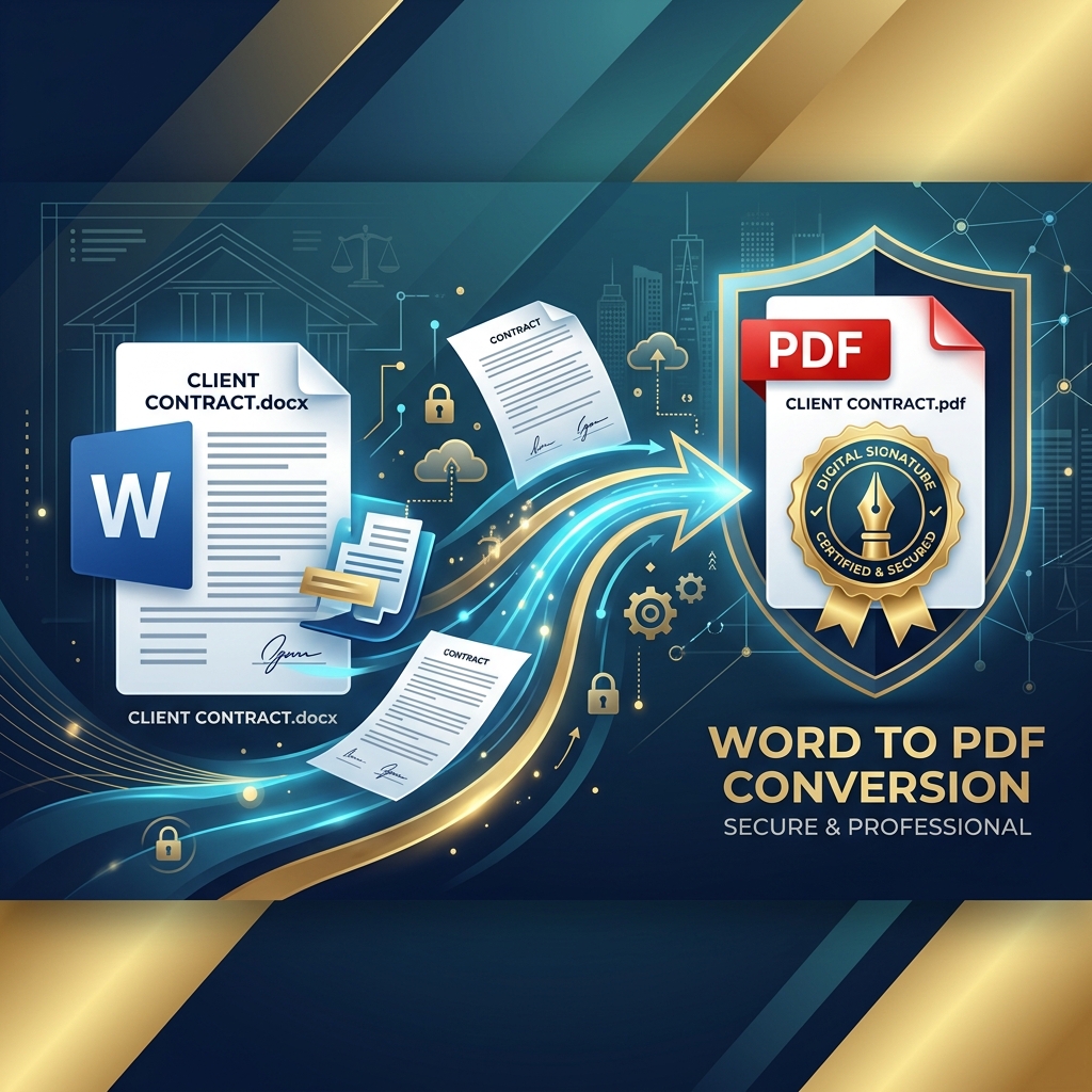 Why Converting Word to PDF is Essential for Professional Contracts