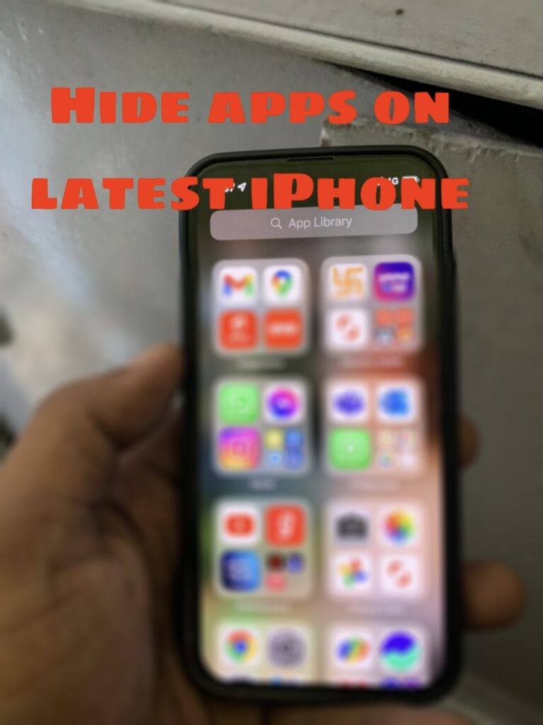 hide apps on your iPhone